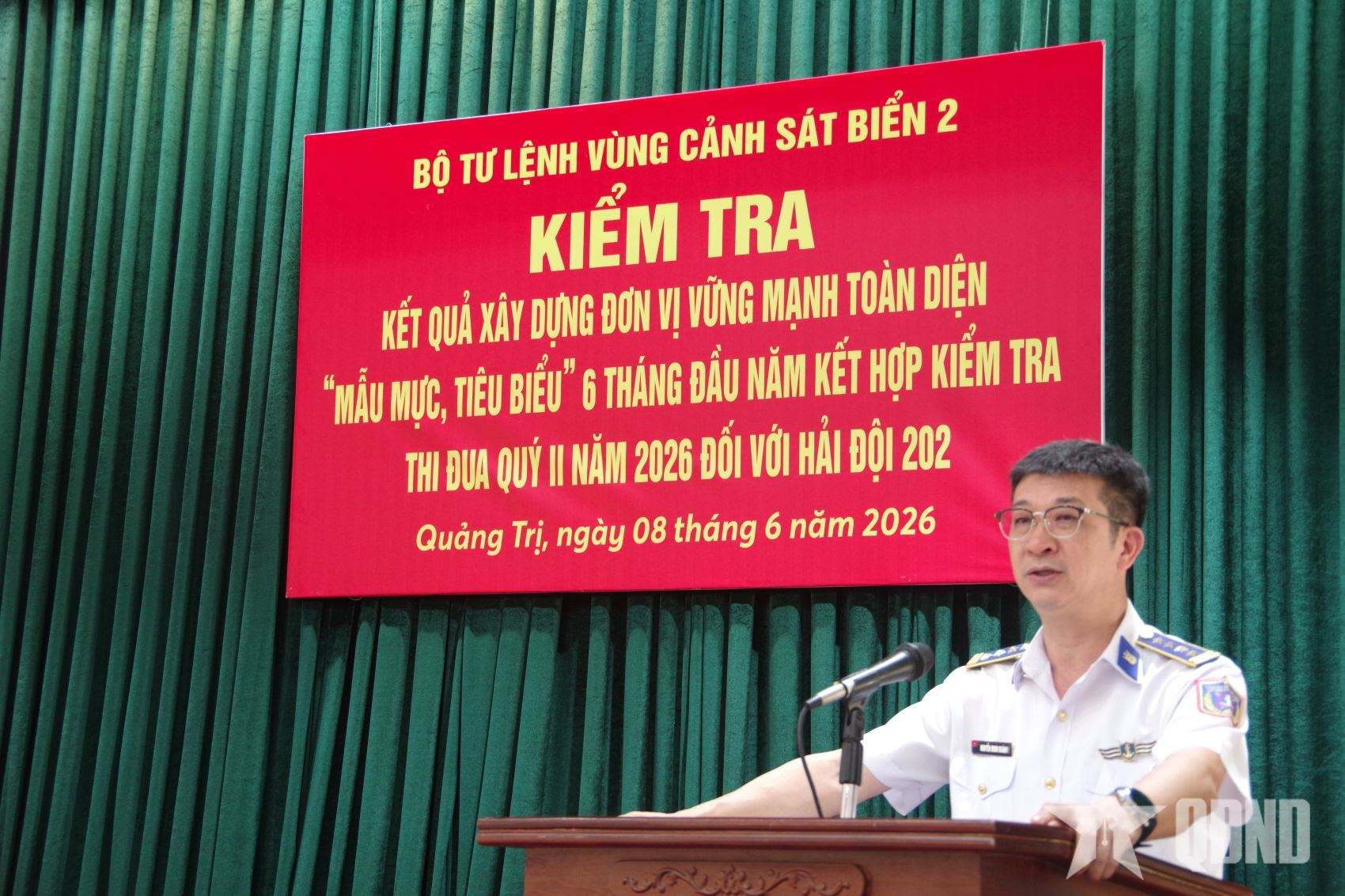 Hải đội 202 duy trì nghiêm nền nếp chính quy, quản lý kỷ luật